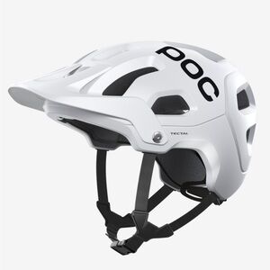 POC White Cycling Helmet